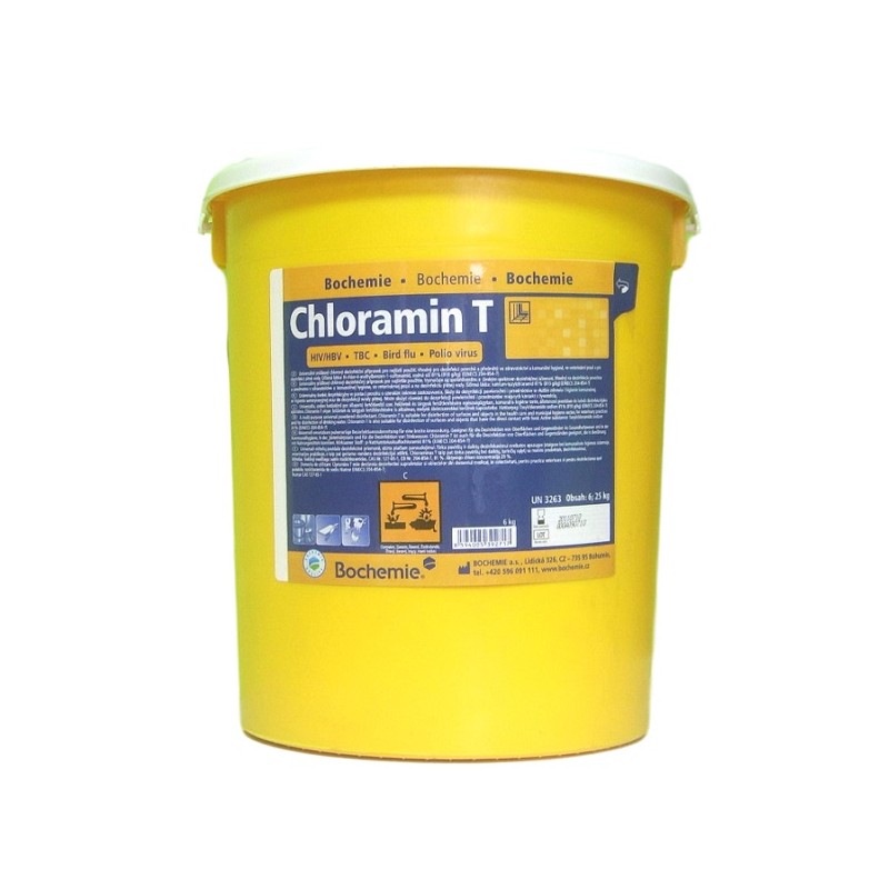 Proszek do dezynfekcji powierzchni Chloramin T, na bazie chloru