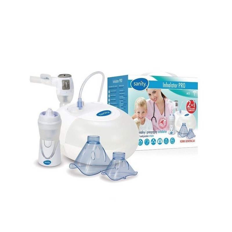 Inhalator tłokowy dla dzieci i dorosłych Sanity Pro