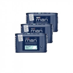 3x Wkładki urologiczne dla mężczyzn Seni Man Extra 15szt.