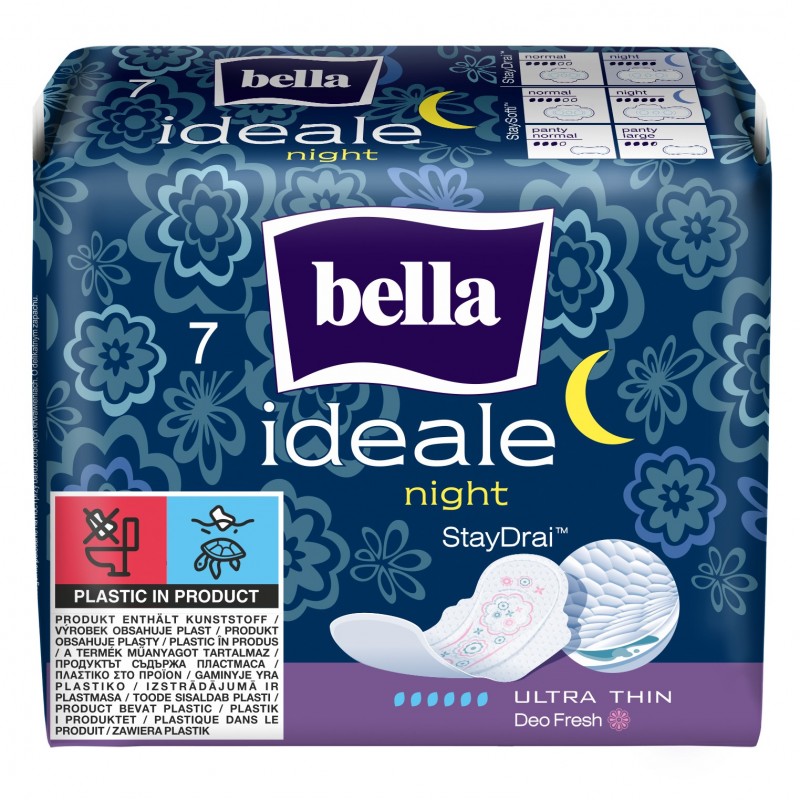 Podpaski higieniczne Bella Ideale StayDrai Night