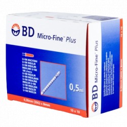 Strzykawka insulinowa BD Micro-Fine Plus, z igłą