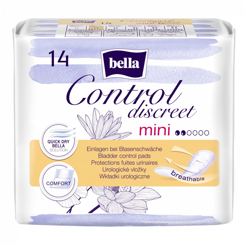 Podpaski urologiczne dla kobiet Bella Control Discreet Mini