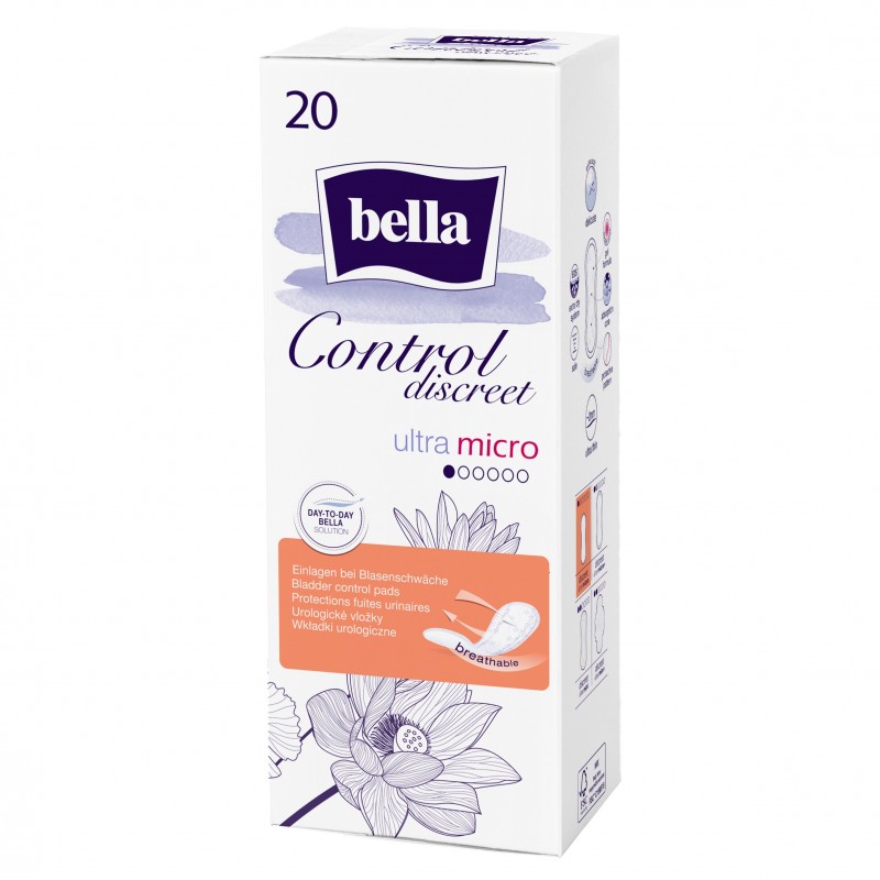 Bella Control Discreet Ultra Micro Wkładki urologiczne