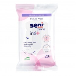 Chusteczki nawilżane do higieny intymnej Seni Care, Inti+ 20szt.