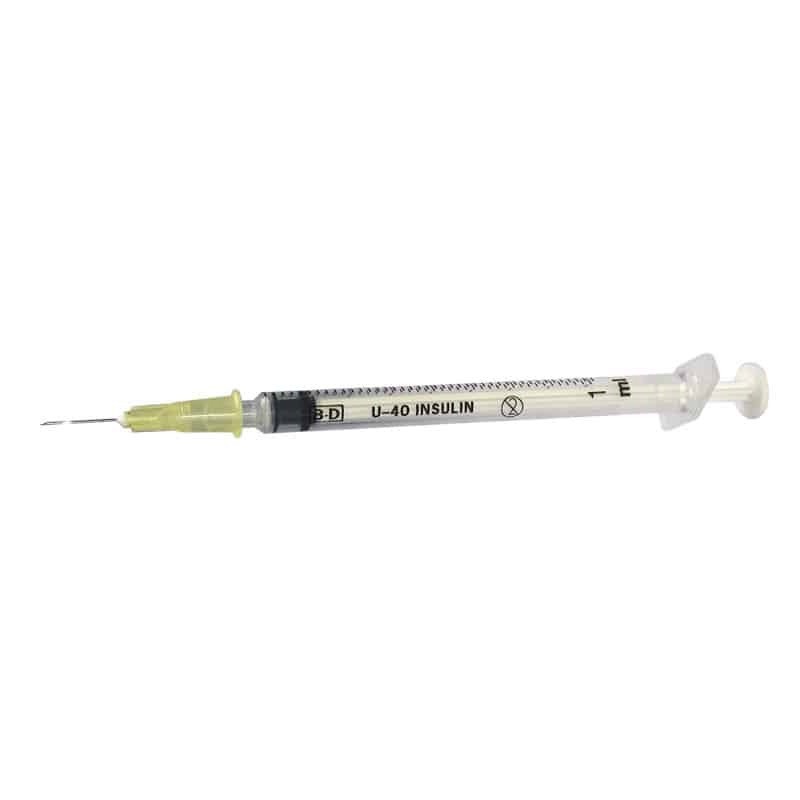 Strzykawka insulinowa z igłą BD Plastipak 120 szt.